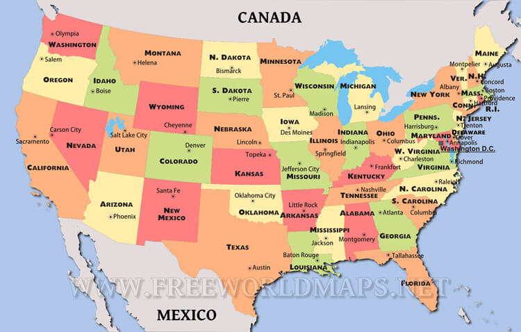Placeholder image: Map highlighting Texas, Pennsylvania, Ohio states